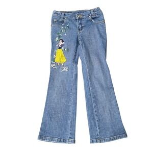 Disney Store Snow White Jeans Girls Size‎ 8 Embellished Denim Princess